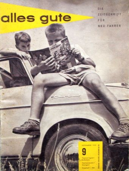 NSU "Alles Gute - Zeitschrift fuer den NSU Fahrer" NSU-Magazine 1959 (9396)